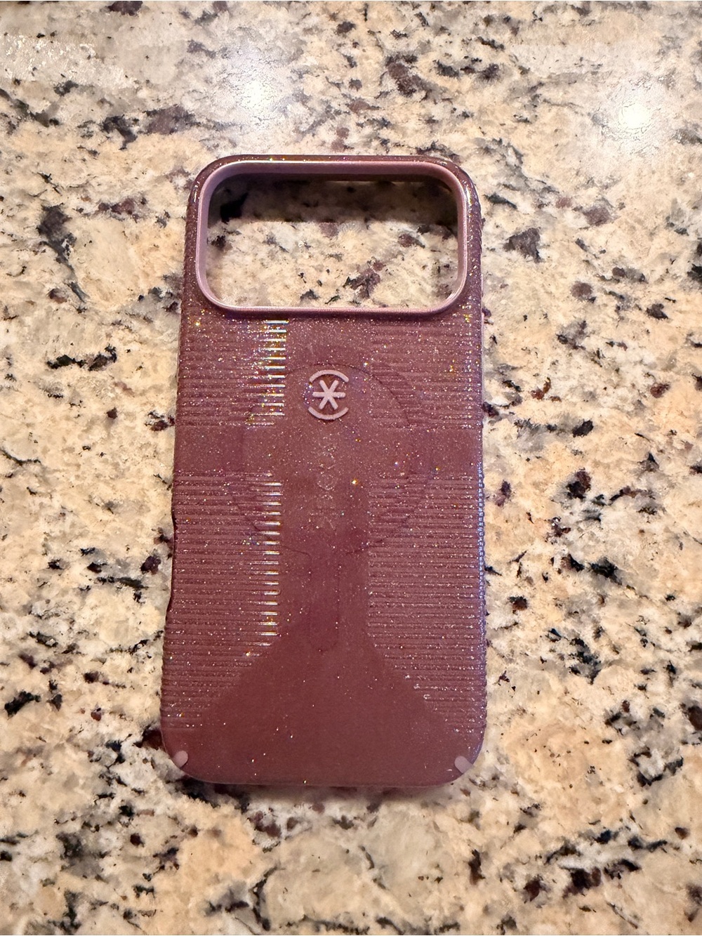 iPhone 17 pro max Speck Glitter Plum Phone Case - Protective Sparkle Cover